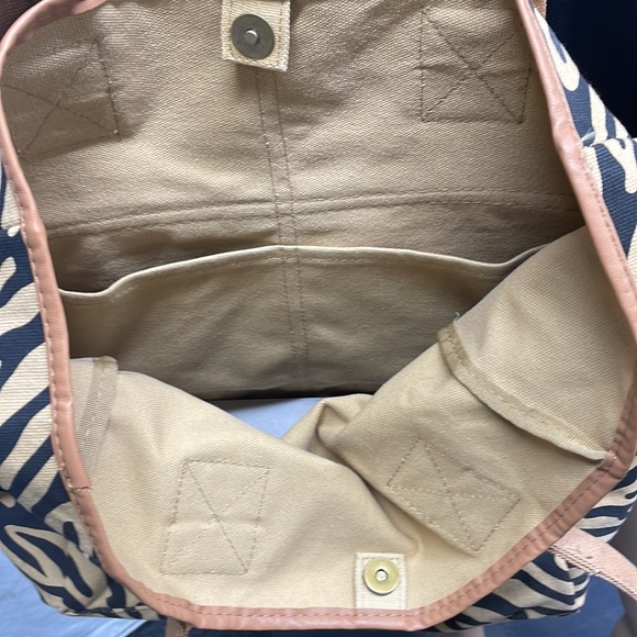 JoAnn Bags Joann Zebra Print Canvas Craft Tote Poshmark